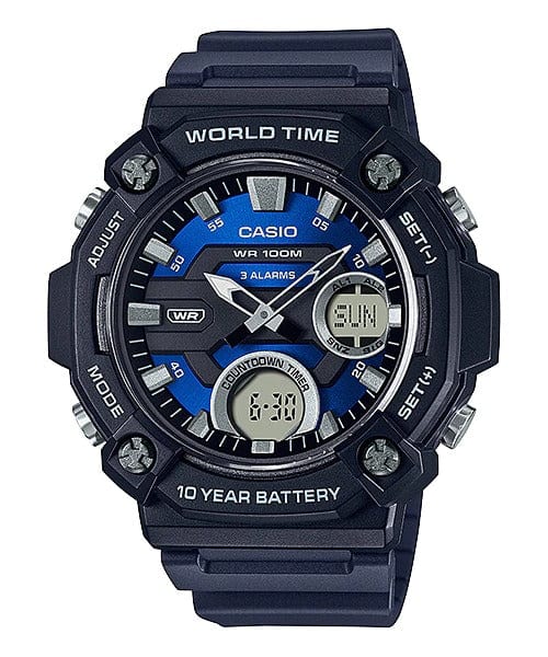 Casio Youth AEQ-120W-2AV Digital Rubber Strap Unisex Watch Malaysia