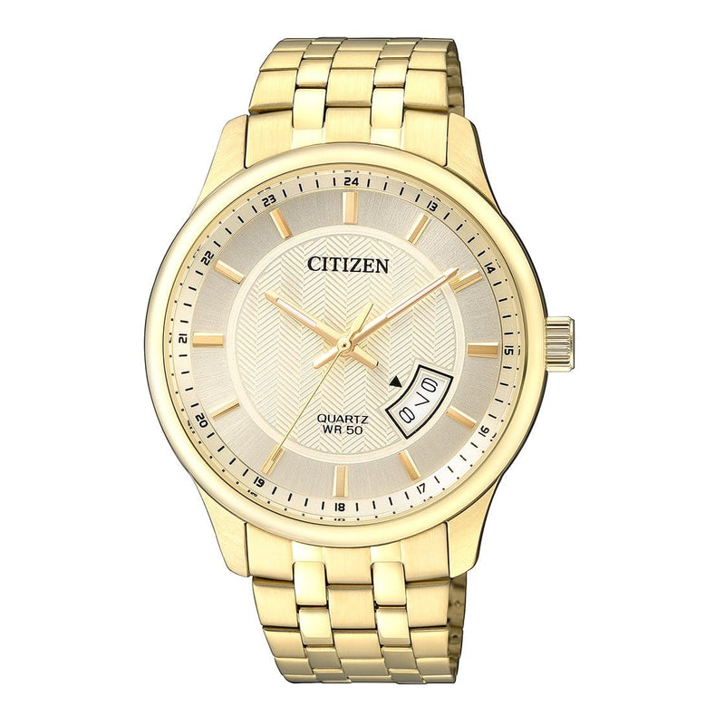 Citizen Quartz BI1052-85P Gold Stainless Steel Men Watch Malaysia