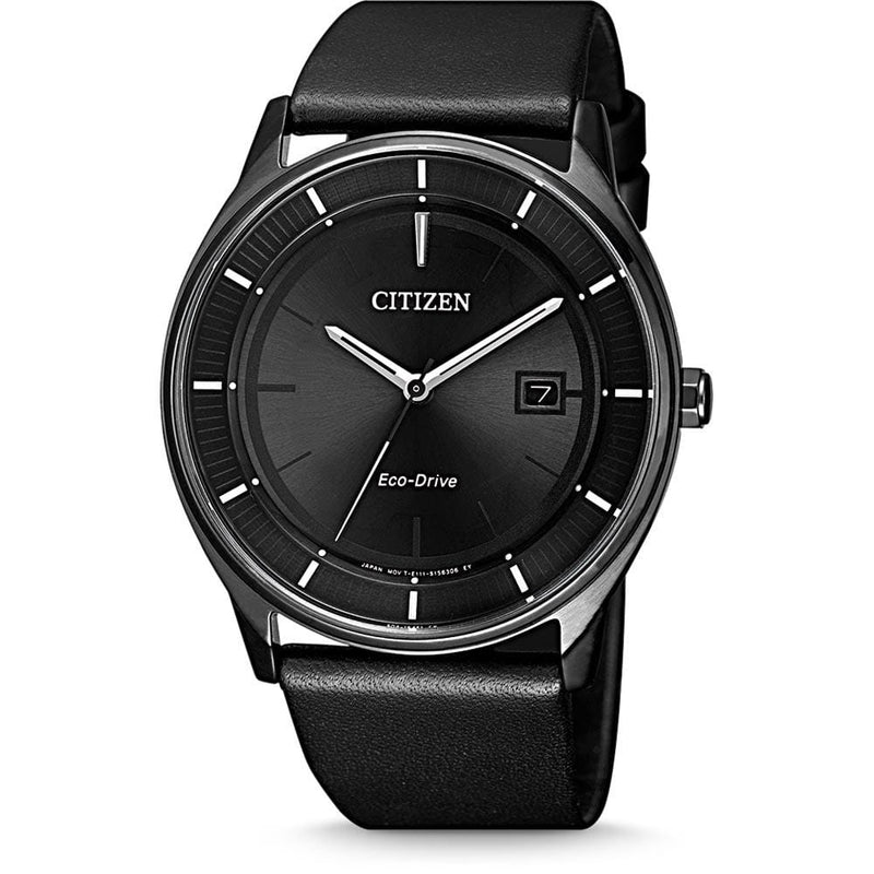 Citizen Eco-Drive BM7405-19E Black Leather Men Watch Malaysia