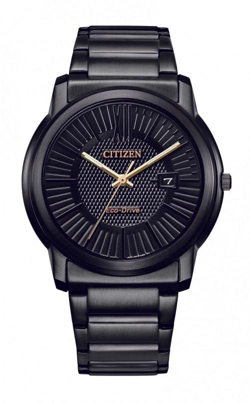 Citizen Eco-Drive AW1217-83E Black Strap Men Watch Malaysia 