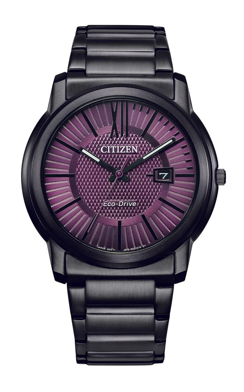 Citizen Eco-Drive AW1217-83X Purple Dial Men Watch Malaysia 