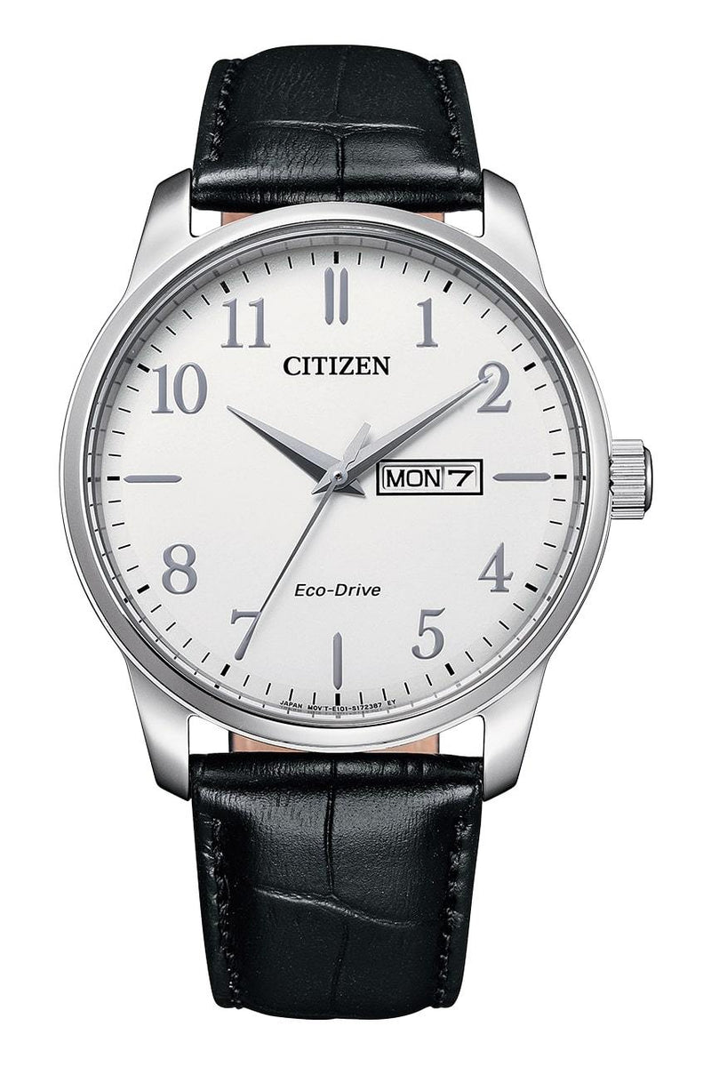 Citizen Eco-Drive BM8550-14A Leather Strap Men Watch Malaysia 