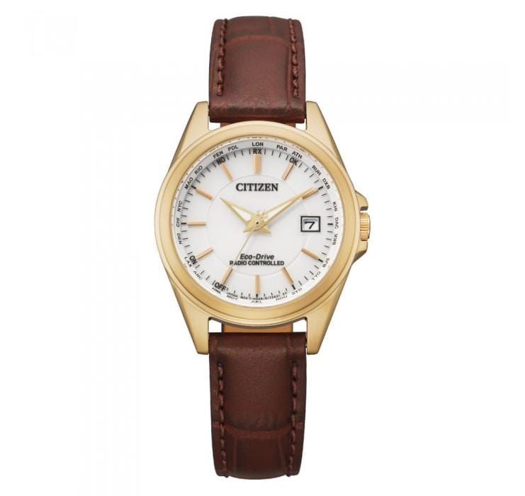 Citizen Eco-Drive EC1183-16A Leather Strap Women Watch Malaysia 