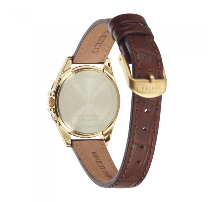 Citizen Eco-Drive EC1183-16A Leather Strap Women Watch Malaysia 