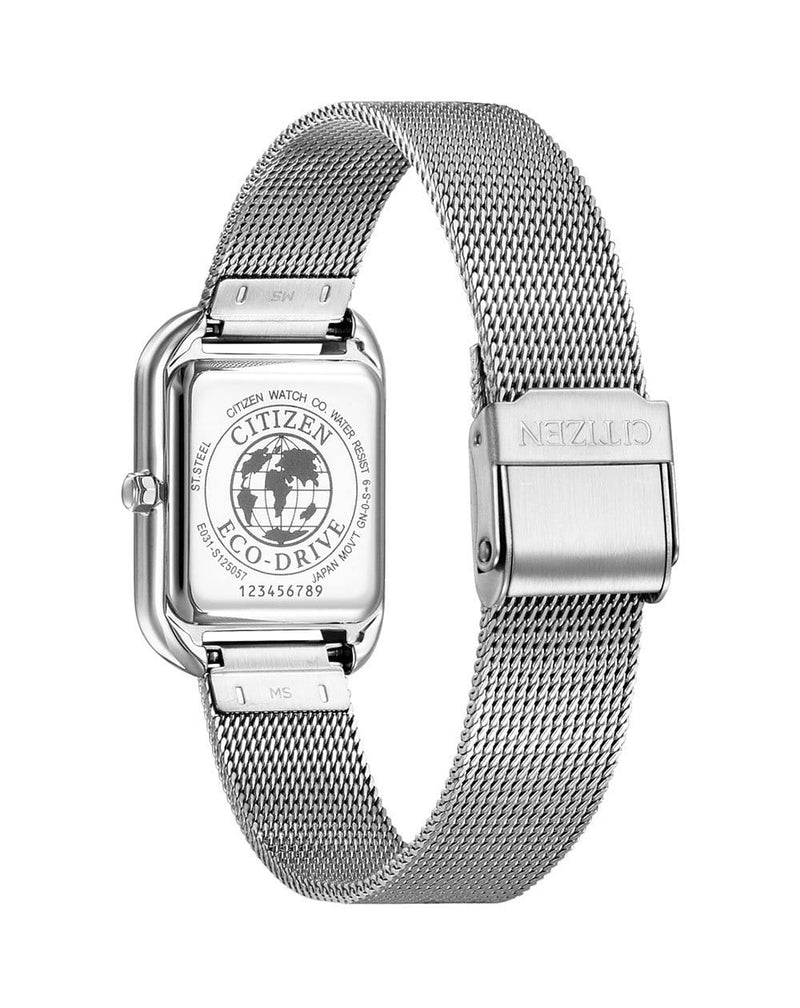 Citizen Eco-Drive EM0491-81D Silver Strap Women Watch Malaysia