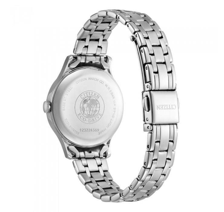 Citizen Eco-Drive EM0890-85A Silver Strap Women Watch