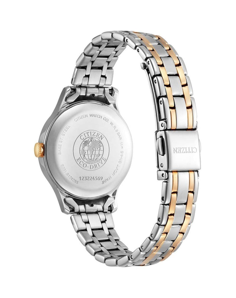 Citizen Eco-Drive EM0896-89Y Silver Strap Women Watch Malaysia 