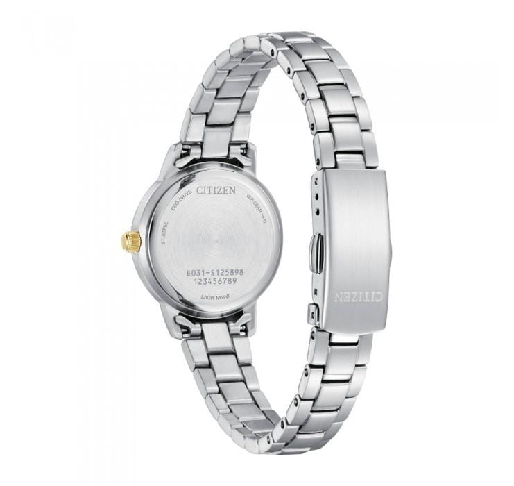 Citizen Eco-Drive EM0930-58P Silver Strap Women Watch Malaysia 