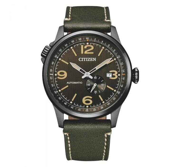 Citizen Automatic NJ0147-18X Green Leather Men Watch Malaysia