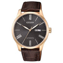 Citizen Automatic NH8353-00H Brown Genuine Leather Strap Men Watch