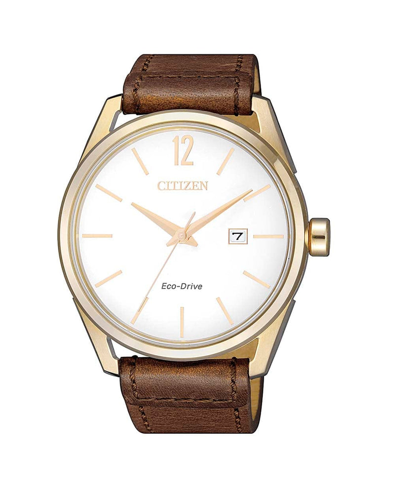 Citizen Eco-Drive BM7418-17A Leather Strap Men Watch Malaysia