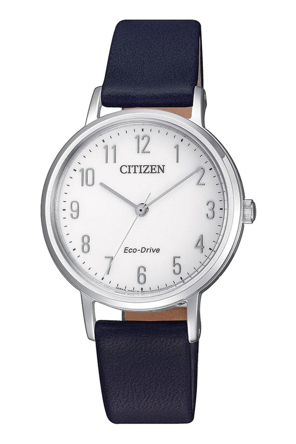 Citizen Eco-Drive EM0571-16A Leather Strap Women Watch Malaysia