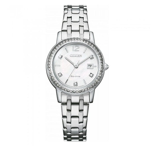 Citizen Eco-Drive FE1180-57D Silver Strap Women Watch Malaysia 