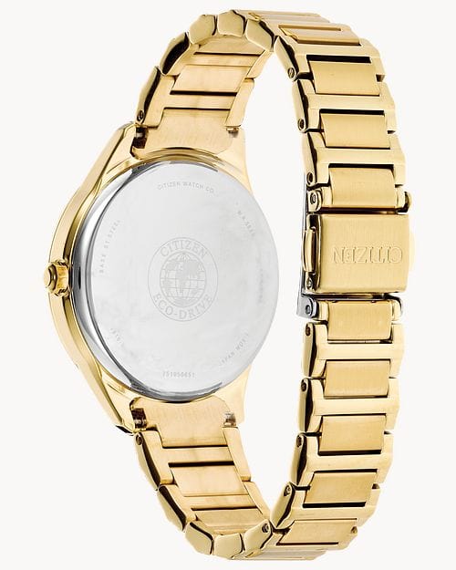 Citizen Eco-Drive FE6102-53A Gold Strap Women Watch Malaysia 