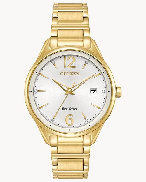 Citizen Eco-Drive FE6102-53A Gold Strap Women Watch Malaysia 