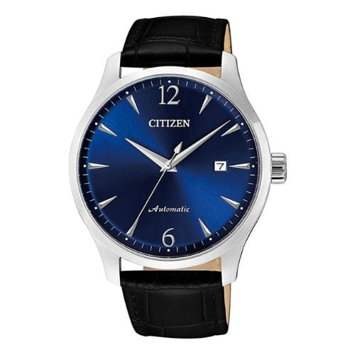 Citizen Automatic NJ0110-18L Black Leather Men Watch