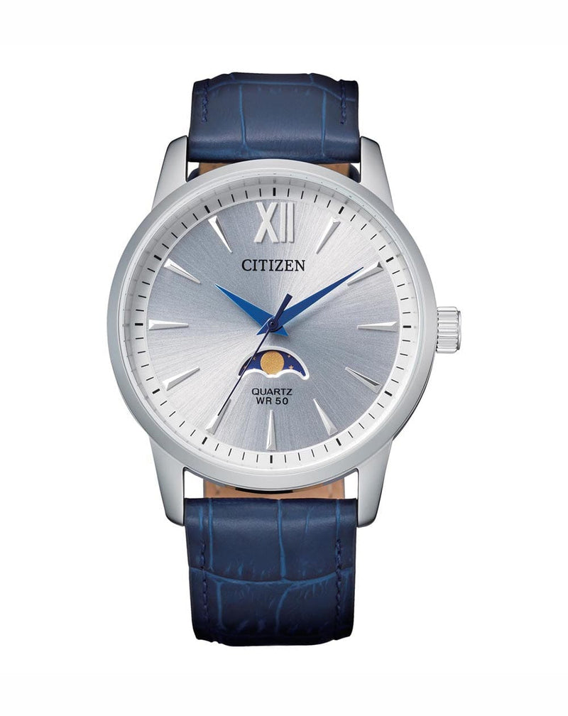 Citizen Quartz AK5000-03A Leather Strap Men Watch Malaysia