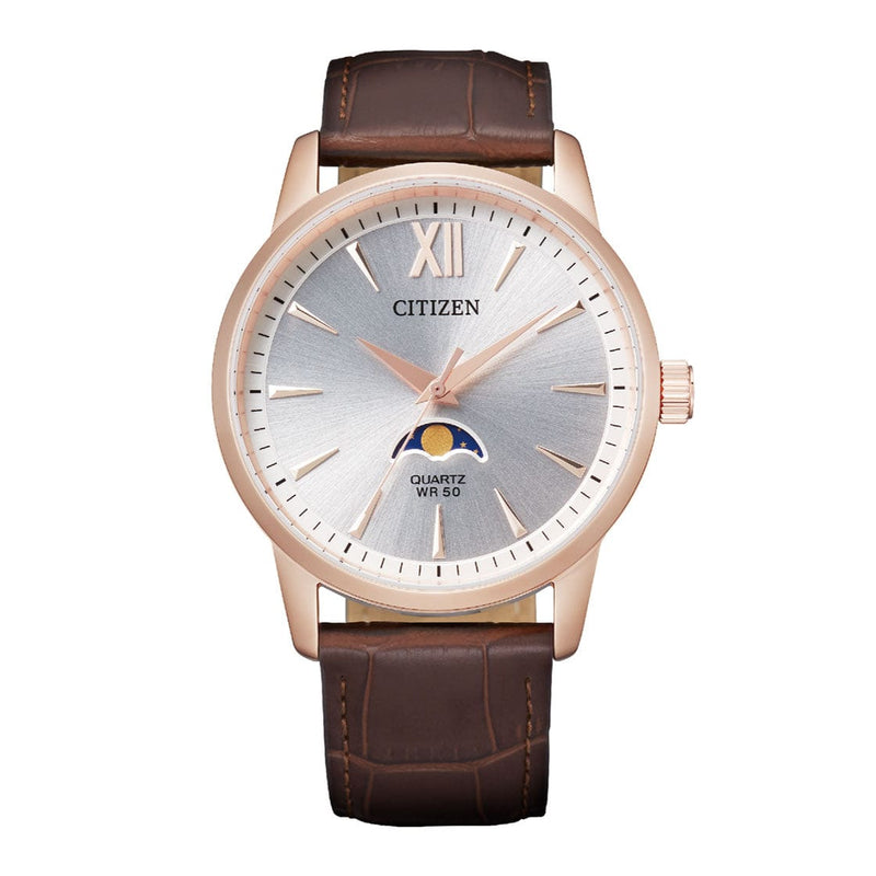 Citizen Quartz AK5003-05A Leather Strap Men Watch Malaysia