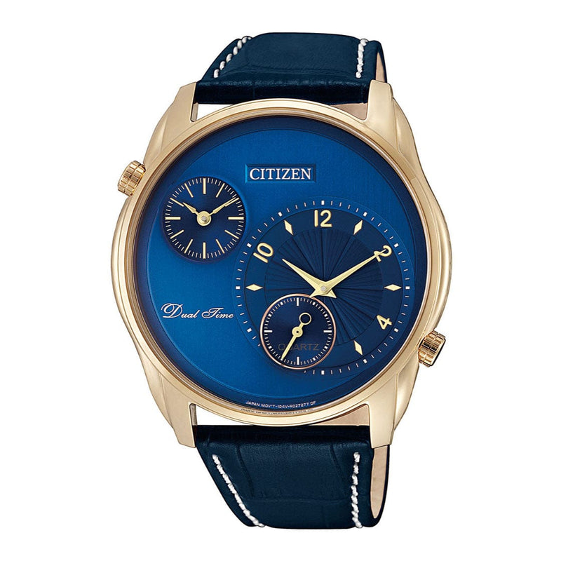 Citizen Quartz AO3033-00L Leather Strap Men Watch Malaysia