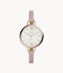 Fossil Annette ES4356 Quartz Pink Leather Women Watch Malaysia