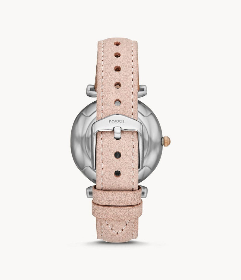 Fossil Carlie ES4484 Quartz Pink Leather Woman Watch Malaysia