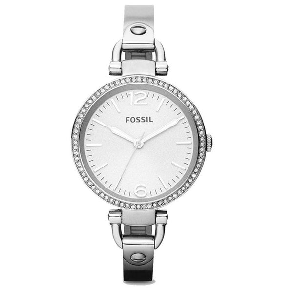 Fossil Georgia ES3225 Quartz Silver Dial Woman Watch Malaysia