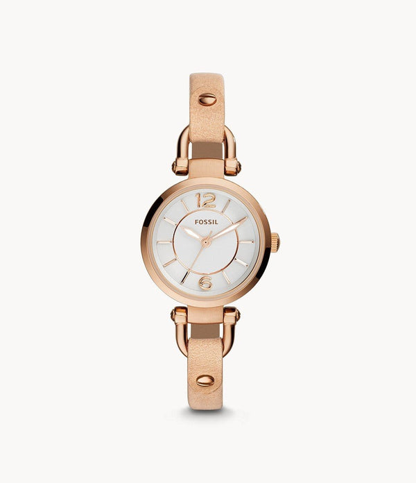 Fossil Georgia ES3745 Leather Ladies Watch