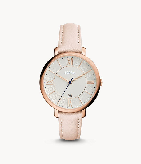 Fossil Jacqueline ES3988 Quartz Pink Leather Women Watch Malaysia