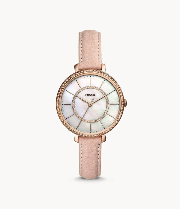 Fossil Jocelyn ES4455 Quartz Pink Leather Women Watch Malaysia