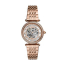 Fossil ME3198 Lyric Automatic Rose Gold-Tone Stainless Steel Women Watch Malaysia
