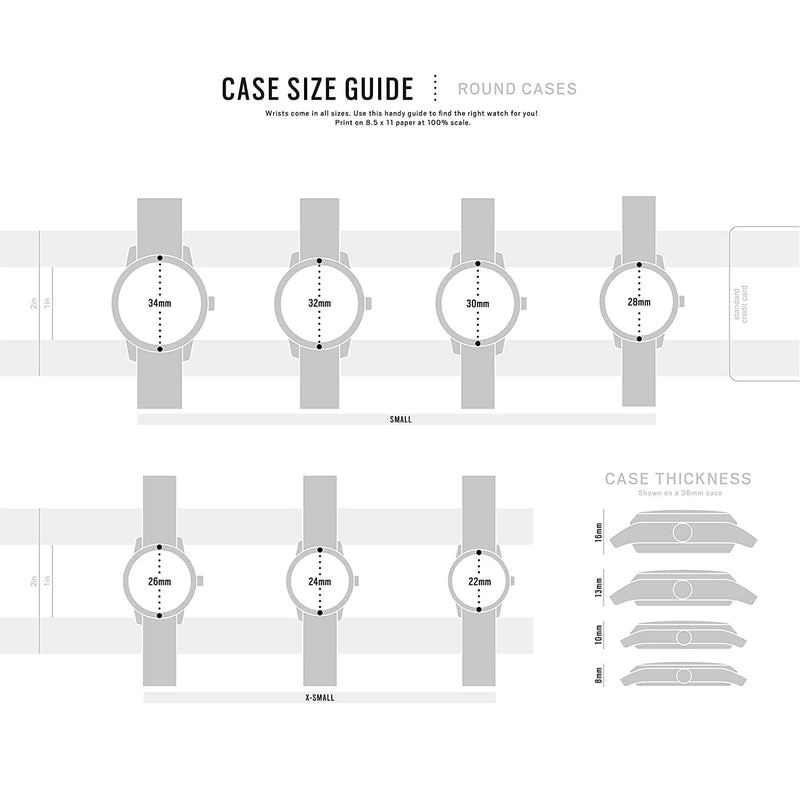 Fossil ME3198 Size Guide