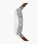 Fossil Neutra FS5380 Chronograph Brown Leather Men Watch Malaysia