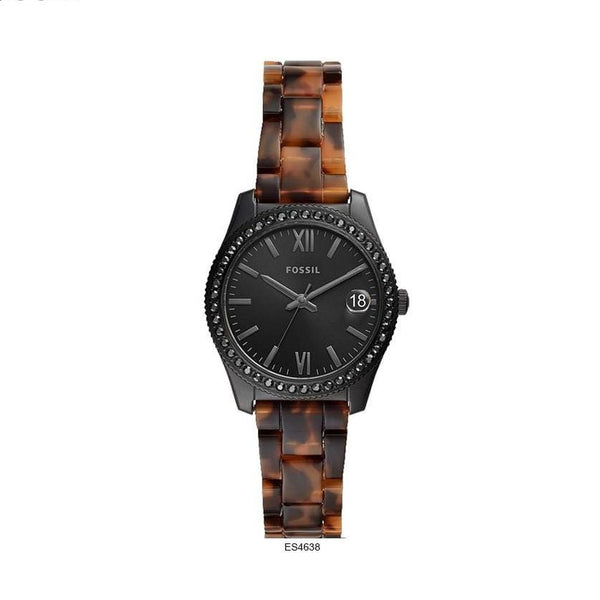 Fossil Scarlette Mini ES4638 Quartz Leather Strap Women Watch Malaysia