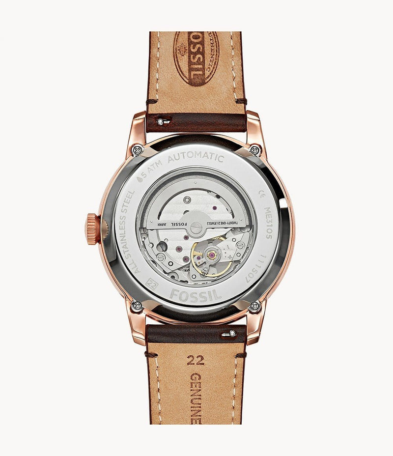 Fossil ME315 Leather Automatic Watch