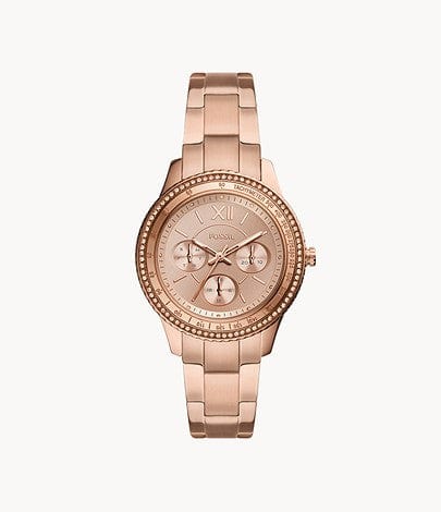 Fossil Stella ES5106 Quartz Stainless Steel Women Watch Malaysia