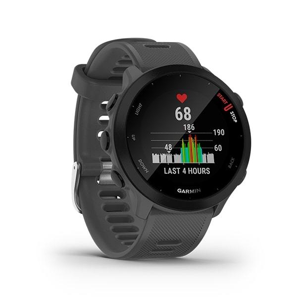 Garmin Forerunner 55 GPS Running Sport Smart Watch Malaysia - Grey