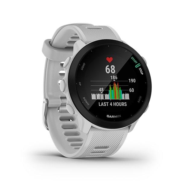 Garmin Forerunner 55 GPS Running Sport Smart Watch Malaysia - White