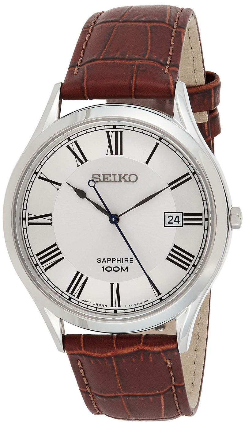 Seiko Neo Classic SGEG97P1 Quartz Brown Leather Men Watch Malaysia