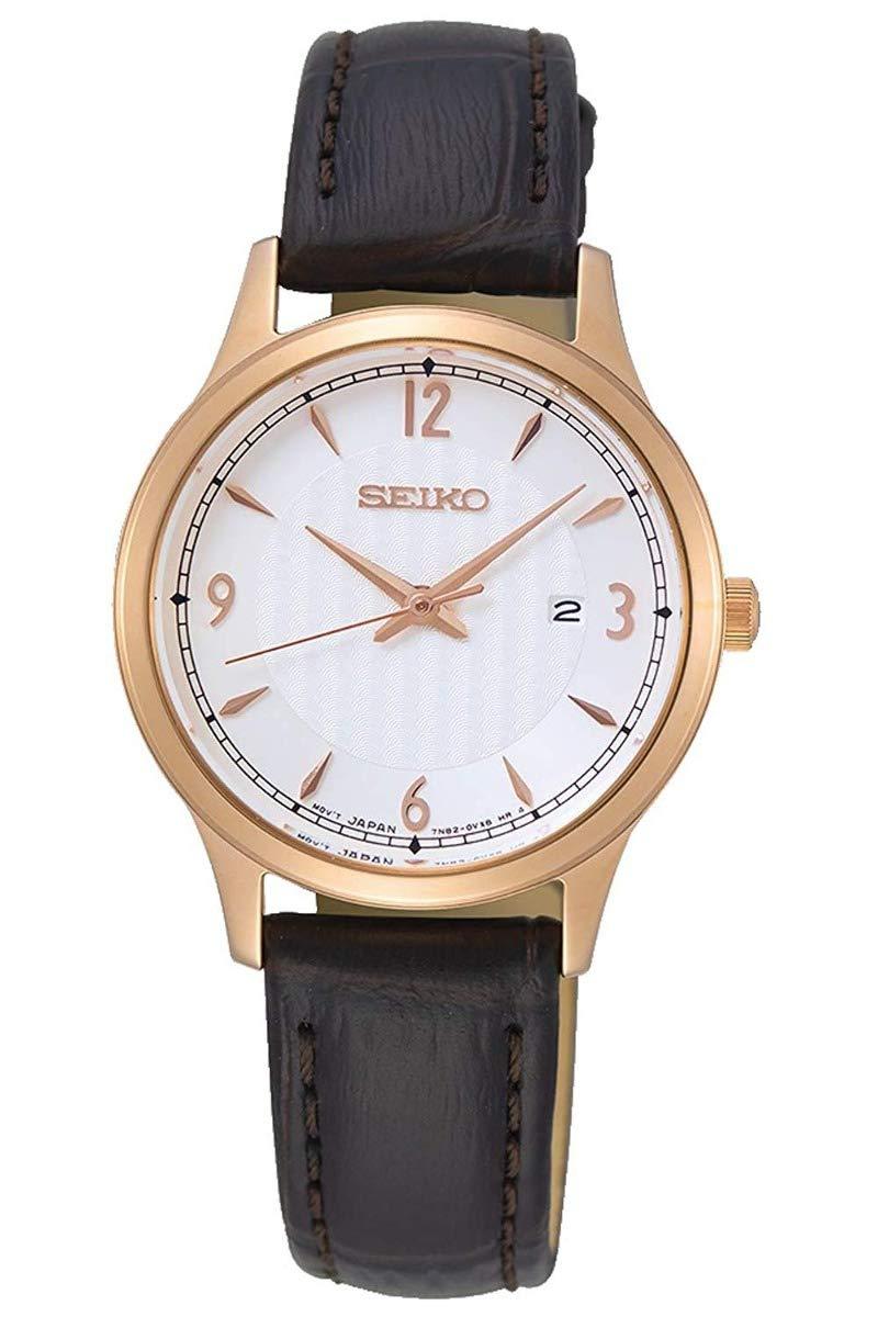 Seiko Neo Classic SXDG98P1 Quartz Black Leather Women Watch Malaysia