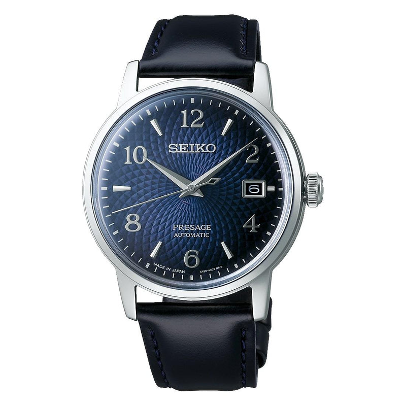 Seiko Presage SRPE43J1 Automatic Blue Leather Men Watch Malaysia