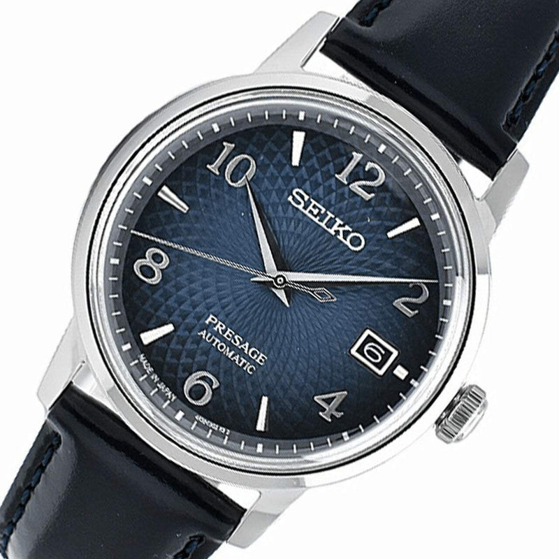 Seiko Presage SRPE43J1 Automatic Blue Leather Men Watch Malaysia