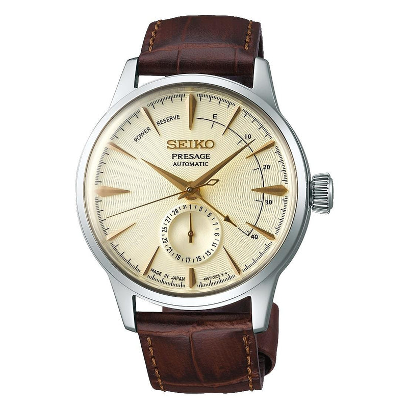 Seiko Presage SSA387J1 Automatic Brown Leather Men Watch Malaysia