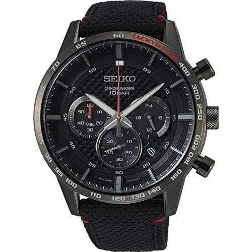 Seiko Conceptual Regular SSB359P1 Chronograph Black Dial Men Watch 