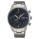 Seiko Conceptual Regular SSB387P1 Chronograph Blue Titanium Men Watch 