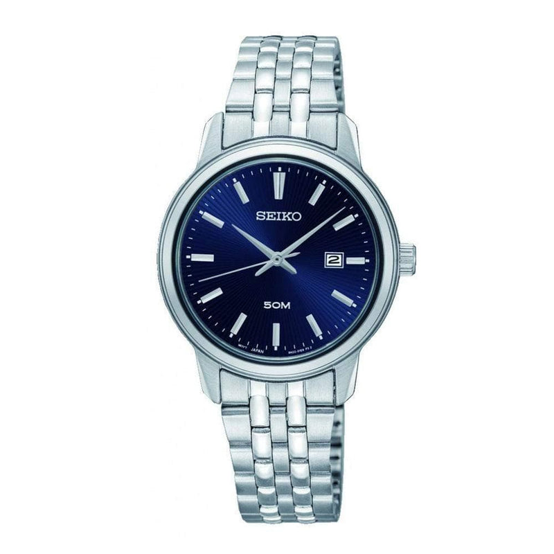 Seiko Conceptual Regular SUR665P1 Quartz Blue Dial Women Watch 