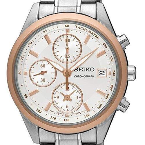 Seiko Criteria SNDV56P1 Chronograph Pink Dial Women Watch Malaysia