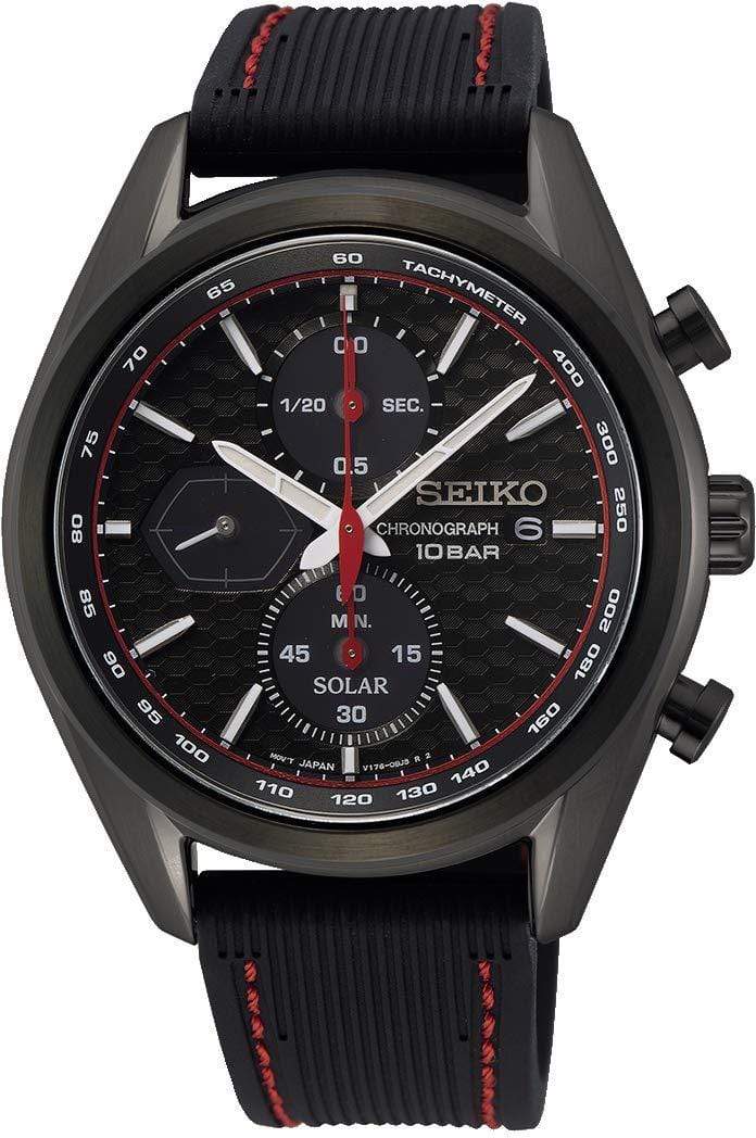 Seiko Criteria SSC777P1 Chronograph Black Dial Men Watch Malaysia