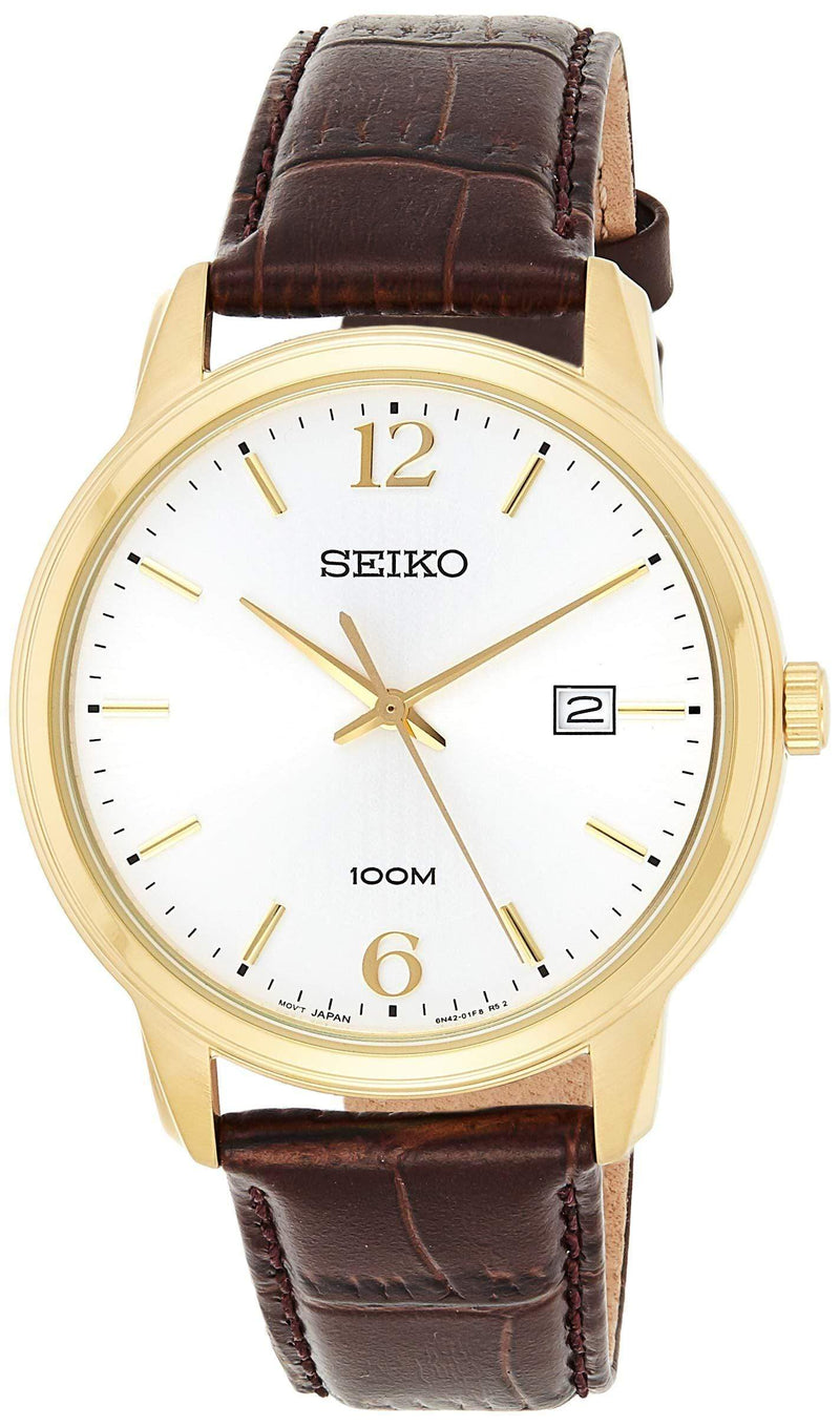 Seiko Conceptual Regular SUR266P1 Quartz Brown Leather Men Watch 