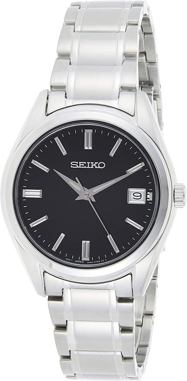 Seiko Conceptual Regular SUR319P1 Quartz Black Dial Women Watch 