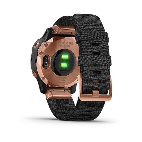 Garmin Fenix 6S Sapphire Premium Multisport Fitness GPS Smartwatch-rosegold black